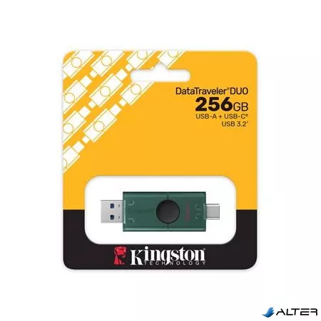 Pendrive, 256GB, USB 3.2 Gen1, USB-A/USB-C, KINGSTON "DataTraveler Duo"