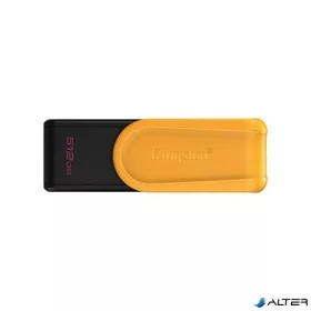   Pendrive, 512GB, USB 3.2 Gen1, KINGSTON "DataTraveler Exodia S", fekete-sárga
