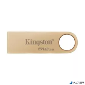   Pendrive, 512GB, USB 3.2 Gen1, KINGSTON "DataTraveler SE9 G3", arany