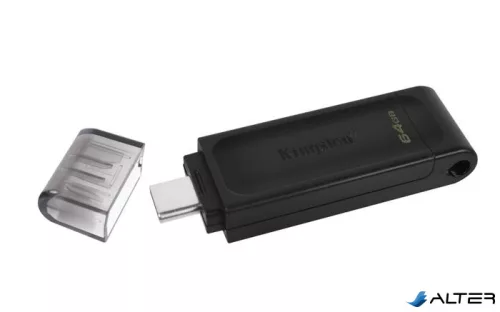 Pendrive, 64GB, USB-C, KINGSTON "DataTraveler 70"