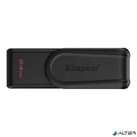   Pendrive, 64GB, USB 3.2 Gen1, KINGSTON "DataTraveler Exodia S", fekete