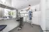 Állólétra, 5 lépcsőfokos, alumínium, KRAUSE "Safety"
