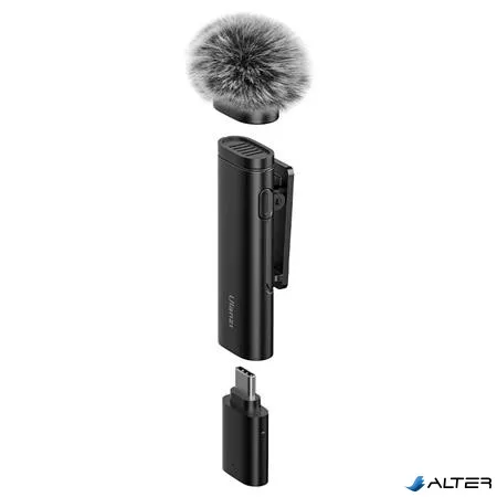 Vezeték nélküli mikrofon, csiptetős, USB-C csatlakozó, ULANZI WM-10