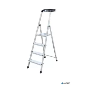   Állólétra, 4 lépcsőfokos, alumínium, Multigrip-system, KRAUSE "Secury"