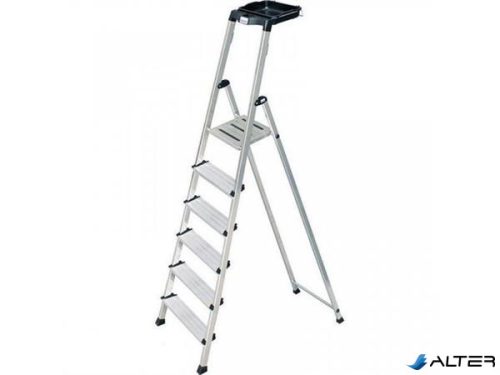 Állólétra, 6 lépcsőfokos, alumínium, Multigrip-system, KRAUSE "Secury"