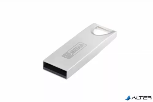 Pendrive, 16GB, USB 2.0, alumínium ház, MYMEDIA "Alu" (by VERBATIM)