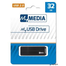 Pendrive, 32GB, USB 2.0, MYMEDIA (by VERBATIM)