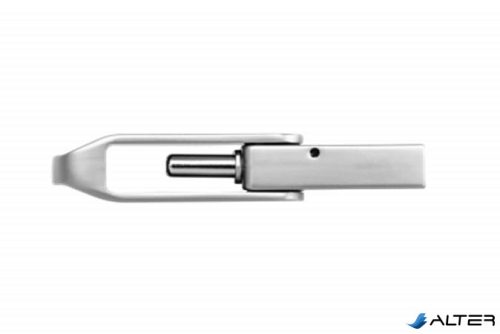 Pendrive, 32GB, USB 2.0 + USB-C, alumínium ház, MYMEDIA "Dual" (by VERBATIM)