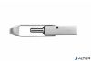Pendrive, 64GB, USB 2.0 + USB-C, alumínium ház, MYMEDIA "Dual" (by VERBATIM)