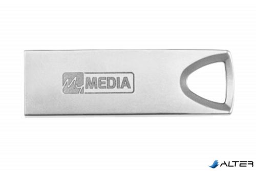 Pendrive, 64GB, USB 2.0, alumínium ház, MYMEDIA "Alu" (by VERBATIM)