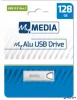 Pendrive, 128GB, USB 3.2 Gen1, alumínium ház, MYMEDIA 'Alu' (by VERBATIM)