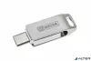 Pendrive, 32GB, USB 3.2 Gen1 + USB-C, alumínium ház, MYMEDIA "Dual" (by VERBATIM)