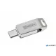 Pendrive, 32GB, USB 3.2 Gen1 + USB-C, alumínium ház, MYMEDIA "Dual" (by VERBATIM)