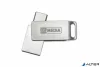 Pendrive, 32GB, USB 3.2 Gen1 + USB-C, alumínium ház, MYMEDIA "Dual" (by VERBATIM)