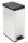 Pedálos szemetes, 40 l, CURVER "Slim Bin", fekete-ezüst