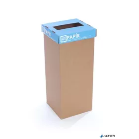   Szelektív hulladékgyűjtő, újrahasznosított, 50 l, RECOBIN "Office", kék
