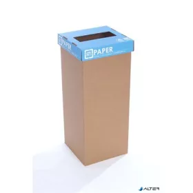   Szelektív hulladékgyűjtő, újrahasznosított, angol felirat, 50 l, RECOBIN 'Office', kék