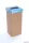 Szelektív hulladékgyűjtő, újrahasznosított, angol felirat, 50 l, RECOBIN 'Office', kék