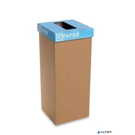   Szelektív hulladékgyűjtő, újrahasznosított, szlovák felirat, 50 l, RECOBIN "Office", kék
