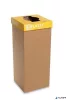 Szelektív hulladékgyűjtő, szlovák felirat, 50 l, RECOBIN "Office", sárga