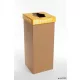 Szelektív hulladékgyűjtő, 50 l, RECOBIN "Office", sárga