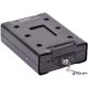 Értéktároló, mobil, 1,1 l, 70x160x220 mm, KINGSAFE "Car Safe"