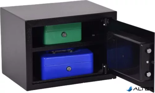 Lemezszekrény, elektronikus zár, 17,3 l, 250x350x250 mm, KINGSAFE 'Protect 25 E'
