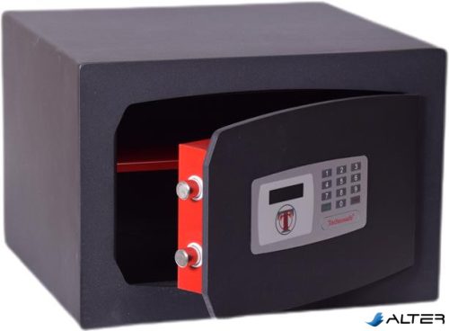 Bútorszéf, elektronikus zár, 30 l, 270x390x350 mm, TECHNOMAX "MTE 4"
