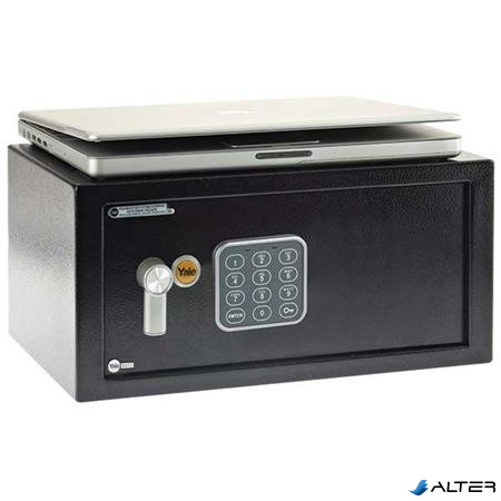 Laptopszéf, elektronikus zár, 24 l, 200x430x350 mm,YALE "YLV/200/DB1"