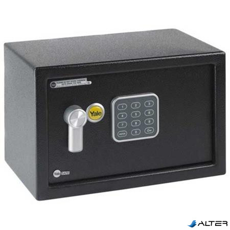 Bútorszéf, elektronikus zár, 16,3 l, 250x350x250 mm,YALE "YSV/250/DB1"