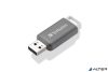 Pendrive, 128GB, USB 2.0, VERBATIM "Databar", szürke