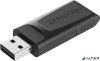 Pendrive, 128GB, USB 2.0, VERBATIM "Slider", fekete