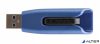Pendrive, 128GB, USB 3.2, 175/80 MB/s, VERBATIM 'V3 MAX', kék-fekete