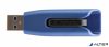 Pendrive, 128GB, USB 3.2, 175/80 MB/s, VERBATIM "V3 MAX", kék-fekete