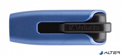 Pendrive, 128GB, USB 3.2, 175/80 MB/s, VERBATIM 'V3 MAX', kék-fekete