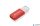 Pendrive, 16GB, USB 2.0, VERBATIM 'Databar', piros