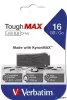 Pendrive, 16GB, USB 2.0, extra ellenálló, VERBATIM "ToughMAX", fekete