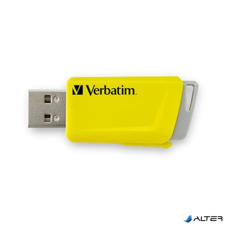 Pendrive, 3 x 16GB, USB 3.2, 80/25MB/sec, VERBATIM "Store n Click", piros, kék, sárga