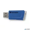 Pendrive, 3 x 16GB, USB 3.2, 80/25MB/sec, VERBATIM "Store n Click", piros, kék, sárga