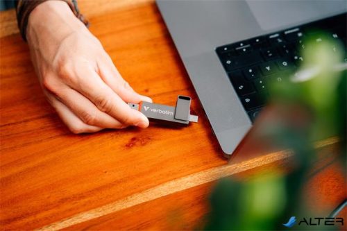 Pendrive, 1TB, USB-A/C 3.2 Gen1, VERBATIM "Dual QuickStick", fekete