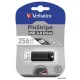 Pendrive, 256GB, USB 3.2, VERBATIM 'Pinstripe', fekete