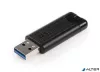 Pendrive, 256GB, USB 3.2, VERBATIM "Pinstripe", fekete