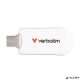 Pendrive, 256GB, USB-C 3.2 Gen1, VERBATIM "Plectra", fehér