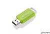 Pendrive, 32GB, USB 2.0, VERBATIM 'Databar', zöld