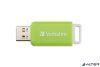 Pendrive, 32GB, USB 2.0, VERBATIM "Databar", zöld
