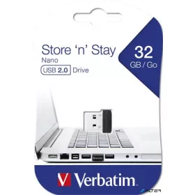   Pendrive, 32GB, USB 2.0, 10/3MB/sec, VERBATIM "Nano"