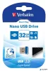 Pendrive, 32GB, USB 3.2, 80/25MB/s, VERBATIM "Nano"