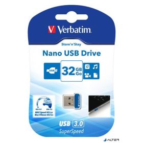   Pendrive, 32GB, USB 3.2, 80/25MB/s, VERBATIM "Nano"