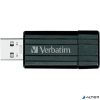Pendrive, 32GB, USB 2.0, 10/4MB/sec, VERBATIM "PinStripe", fekete