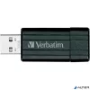Pendrive, 32GB, USB 2.0, 10/4MB/sec, VERBATIM "PinStripe", fekete
